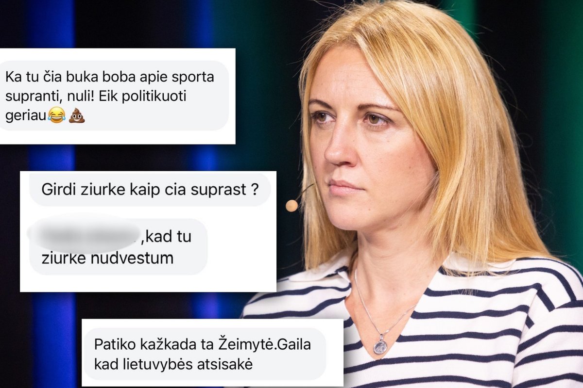 Daiva Žeimytė-Bilienė paviešino gaunamas užgaulias žinutes