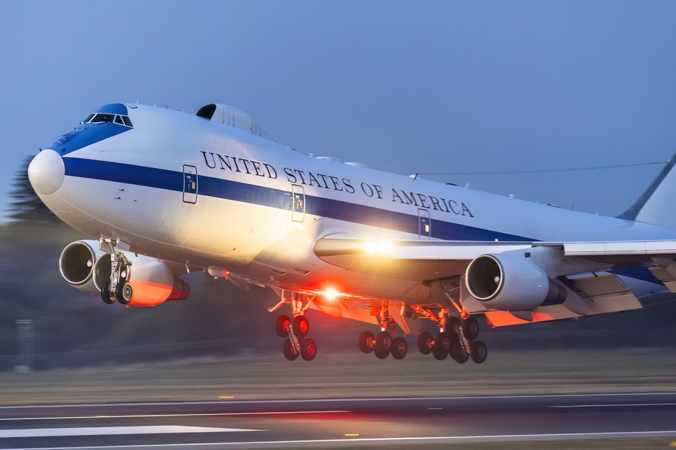 „Pasaulio pabaigos“ lėktuvas (nuotr. SCANPIX)