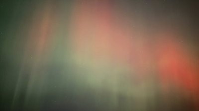 Šiaurės pašvaistė buvo matoma Jurbarko rajone