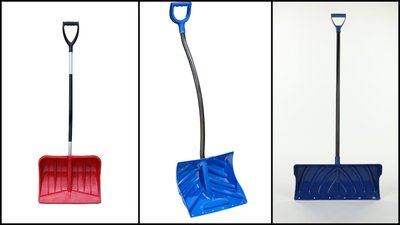 Sniego kastuvai: standartinis, ergonomiškas ir stumiamasis 