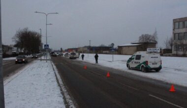 Mažiau nei per pusvalandį Panevėžyje partrenktos 2 pėsčiosios