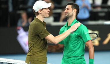 Sinnerio dominavimą Melburne sensacingai nutraukęs Džokovičius pateko į finalą | Sportas