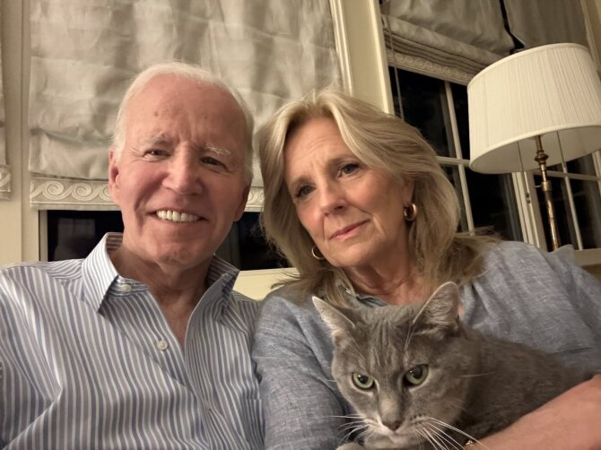 J.Bideno / X nuotr./Joe Bidenas ir Jill Biden