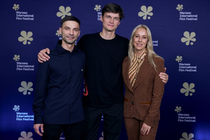 A.Solomino nuotr./Karolis Kaupinis su Pauliumi Pinigiu ir Ineta Stasiulyte