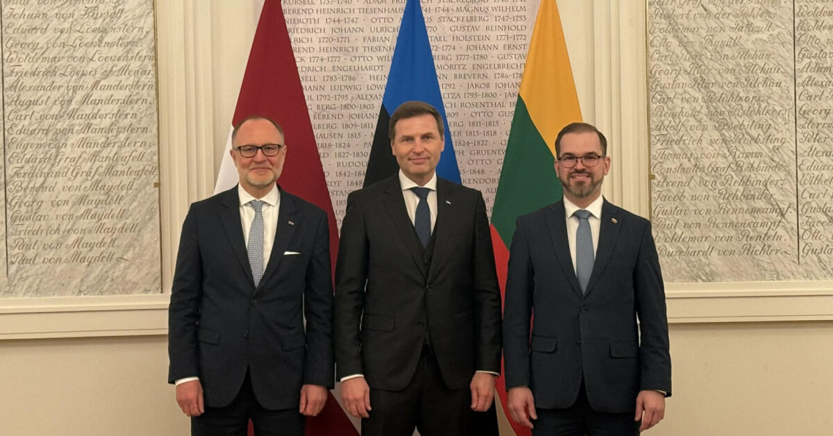 Baltijos šalių gynybos ministrai sutarė dėl bendros karinio mobilumo erdvės sukūrimo