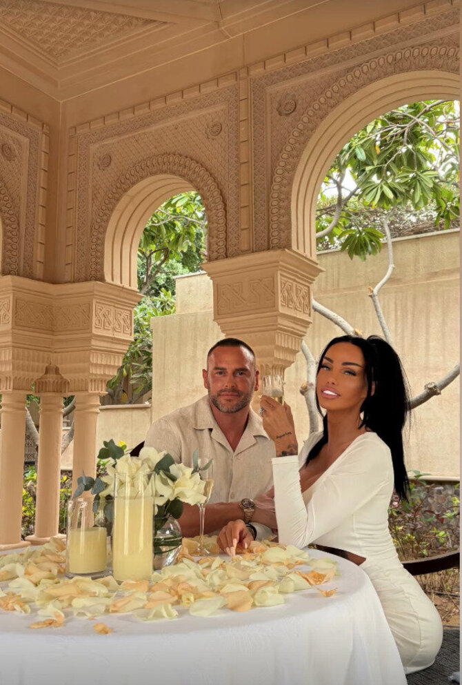 Socialinių tinklų nuotr./Katie Price ir Lee Andrews vestuvės