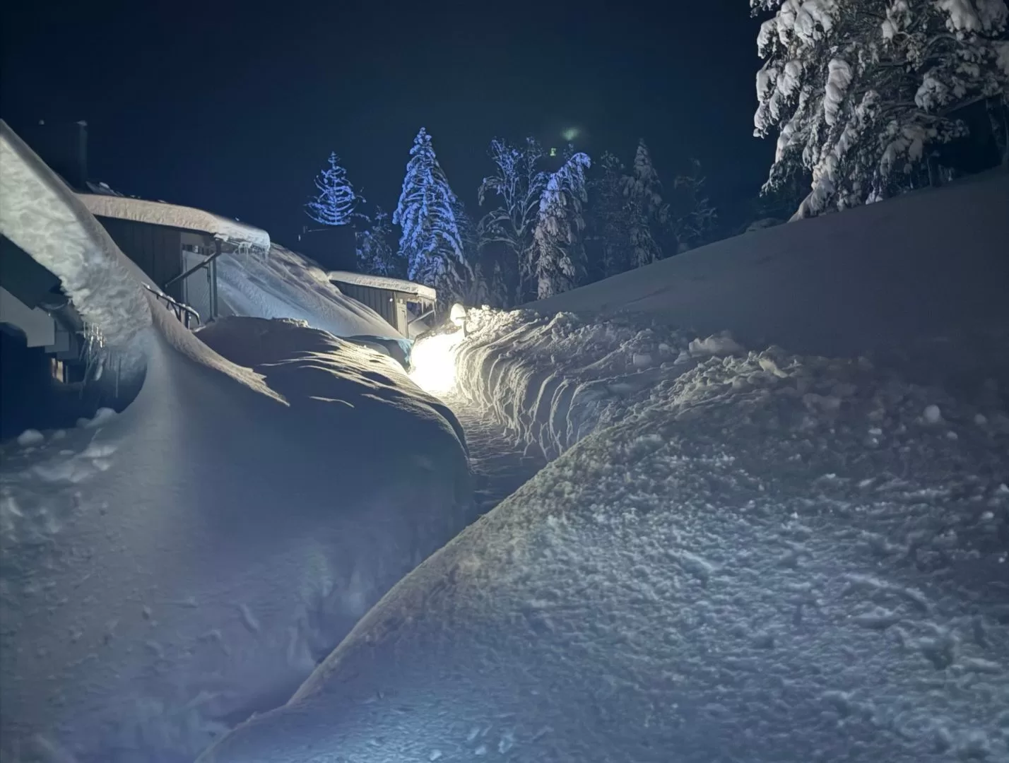 Sniegas Plungėje. Kunigo Vytauto Gedvainio nuotrauka