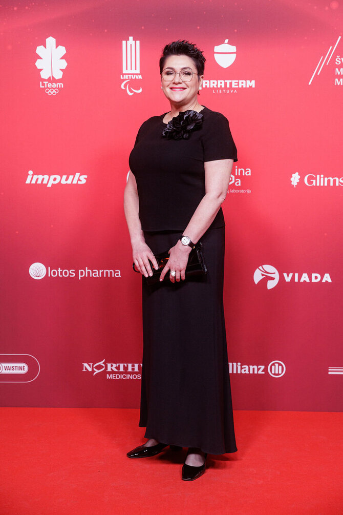 Greta Skaraitienė / BNS nuotr./LTOK geriausių metų Lietuvos sportininkų apdovanojimų vakaro svečiai. Daina Gudzinevičiūtė