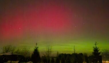 Nemiegančius vėl užbūrė šiaurės pašvaistės spalvos - Respublika.lt