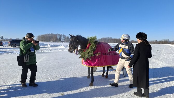 Jūratės Damulytės nuotr./Žirgas nugalėtojas