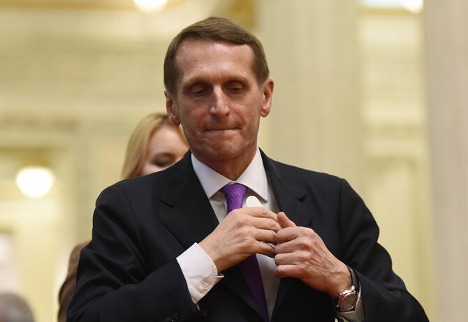 Sergejus Naryškinas / DANIEL MIHAILESCU / AFP