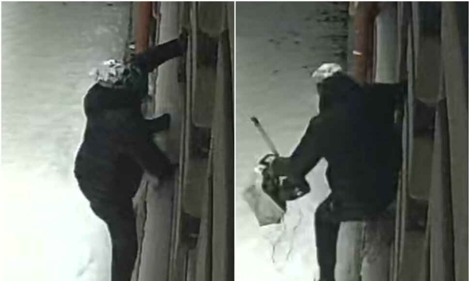 Užfiksuotas įtariamasis