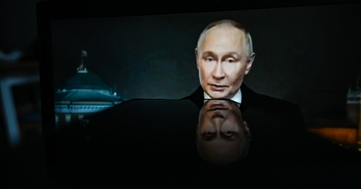 Karas Ukrainoje. Putinas savo Naujųjų metų kreipimesi nepaminėjo derybų ir įtikinėjo apie Rusijos „pergalę“