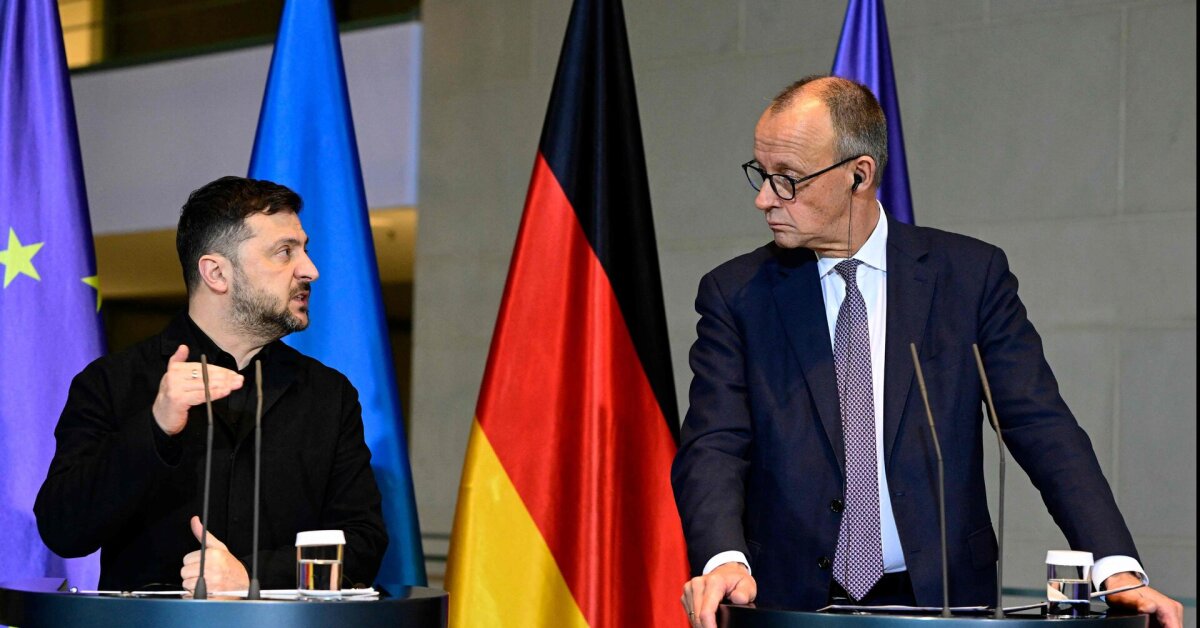 Merzo antausis Zelenskiui: „Apie tai negali būti nė kalbos“