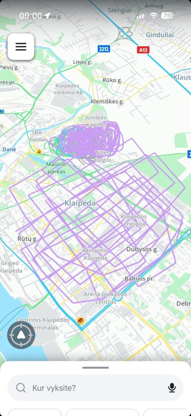„Waze Lietuva“ feisbuko paskyra/„Waze“ žemėlapiai ketvirtadienį