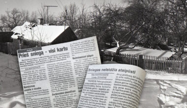 „Tiek sniego nebuvo 105 metus“: prieš 30 metų žiema Lietuvą talžė nesigailėdama | Gyvenimas