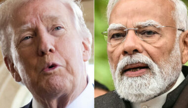 Po pokalbio su Narendra Modi Donaldas Trumpas skelbė apie prekybos susitarimą su Indija