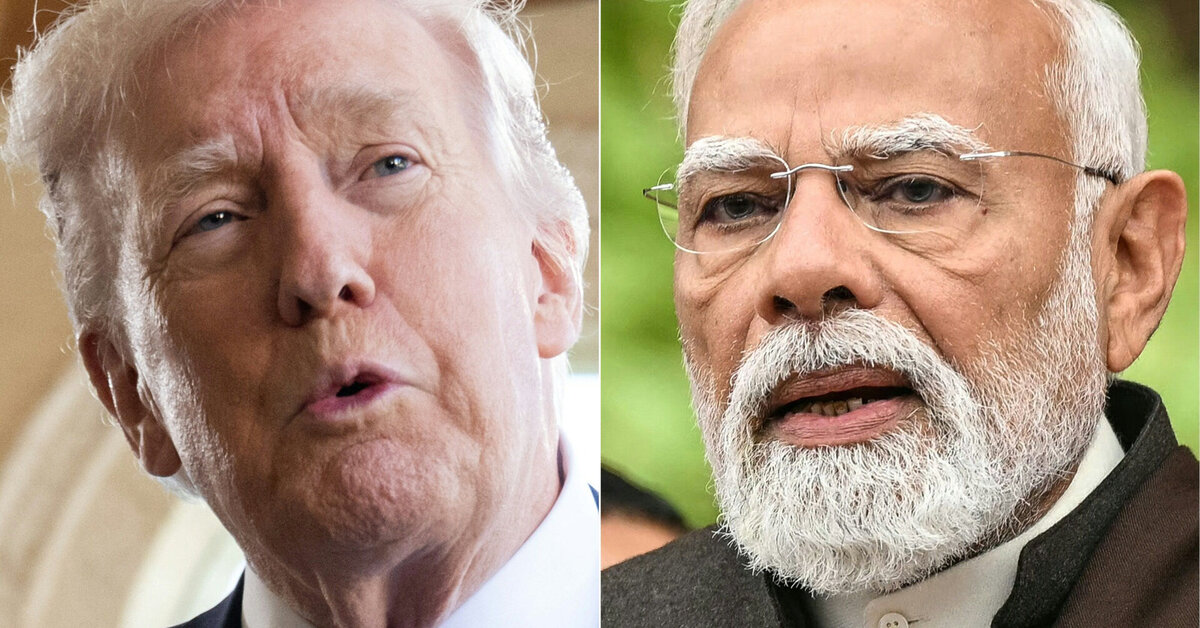 Po pokalbio su Narendra Modi Donaldas Trumpas skelbė apie prekybos susitarimą su Indija