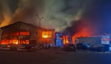 Marijampolėje – didžiulis gaisras: ugniagesiai tęsia darbą - Alfa