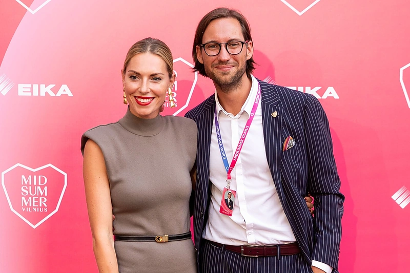 Valdas Petreikis su žmona Simona / Žygimanto Gedvilos / BNS nuotr.