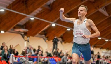 Bostone lengvaatletis Simas Bertašius sužibo Lietuvos rekordu - Delfi