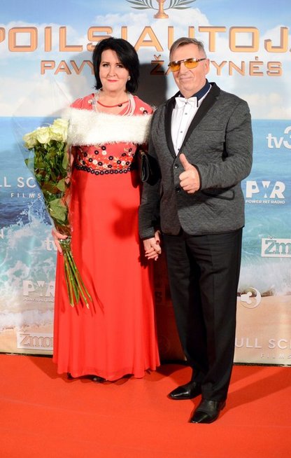 Aleksas Lemanas su žmona (nuotr. Fotodiena.lt)