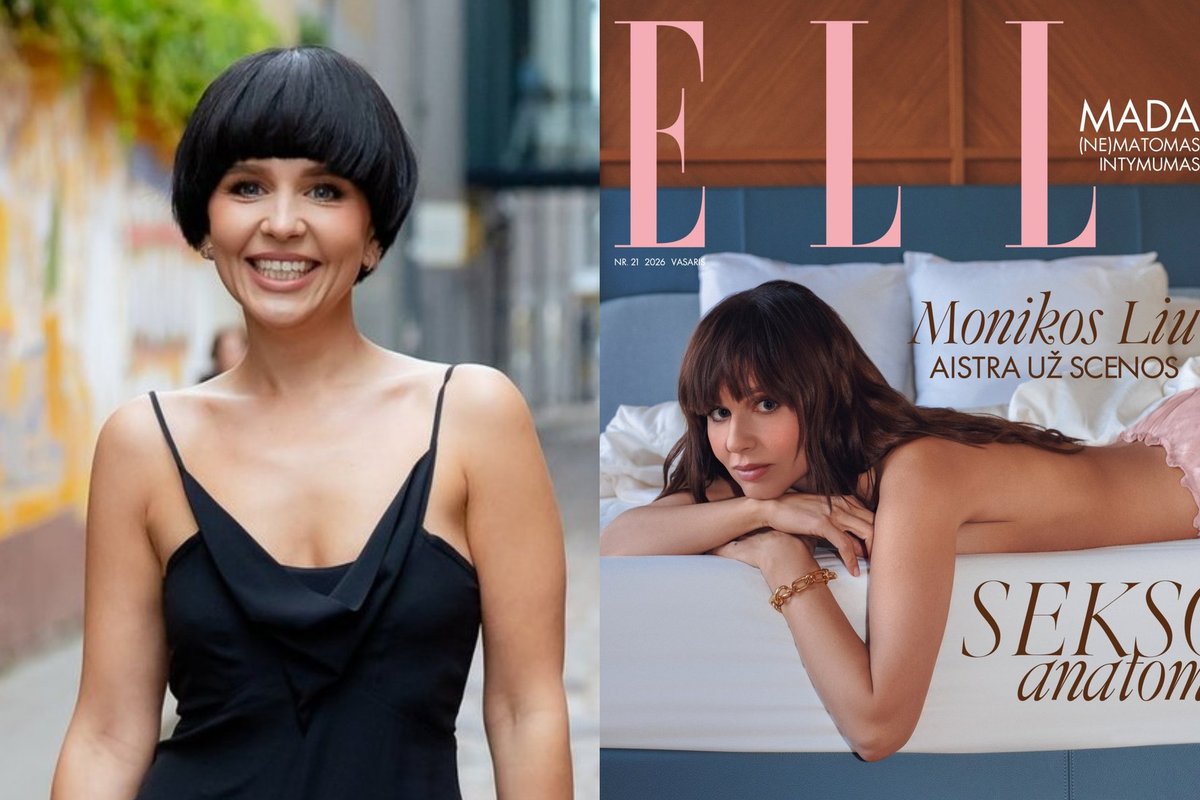 Moteriškas subtilumas: ant žurnalo viršelio – turbūt nuogiausia Monika Liu, kokią matėme