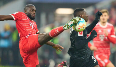 „Bayern“ nusibodo terliotis su D. Upamecano