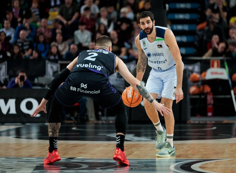 Bilbao „Surne Basket“ nuotr./Margiris Normantas ir Ricky Rubio