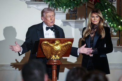 Donaldas Trumpas ir Melania Trump