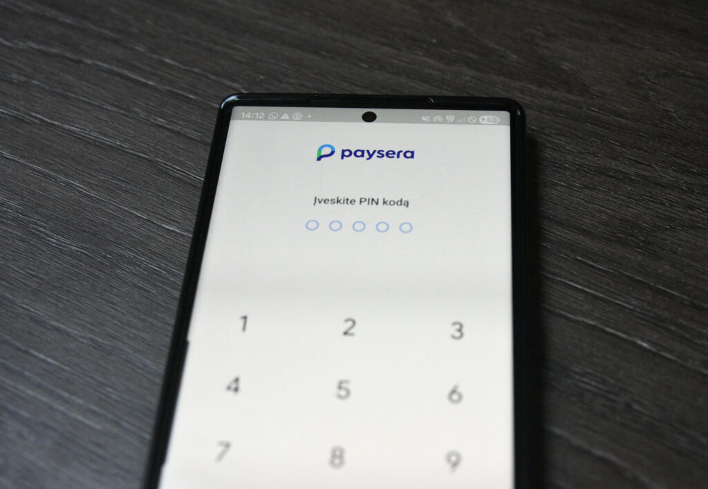 Paysera programėlė