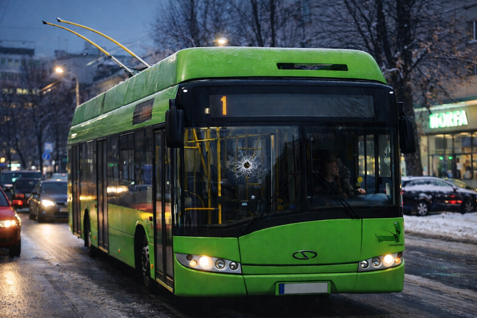 Įtariamasis troleibusų apšaudymu Šančiuose sulaikytas per valandą: jis ką tik grįžęs iš kalėjimo - Kauno diena