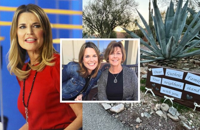 Scanpix nuotr. ir soc. tinklų nuotr./Savannah Guthrie su mama Nancy
