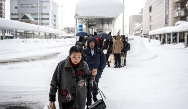 Japonijoje dėl gausaus sniego žuvo 30 žmonių