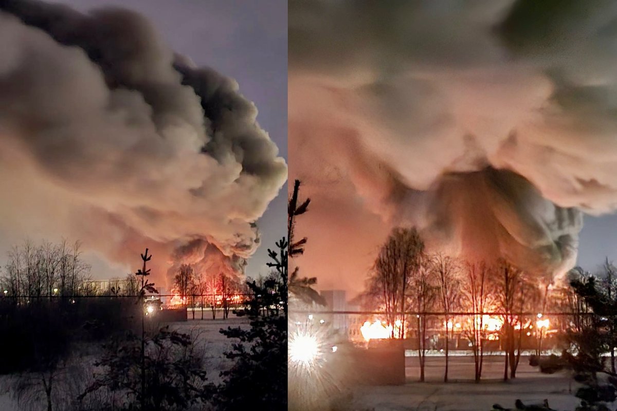 Naktį Marijampolėje kilo didelis gaisras