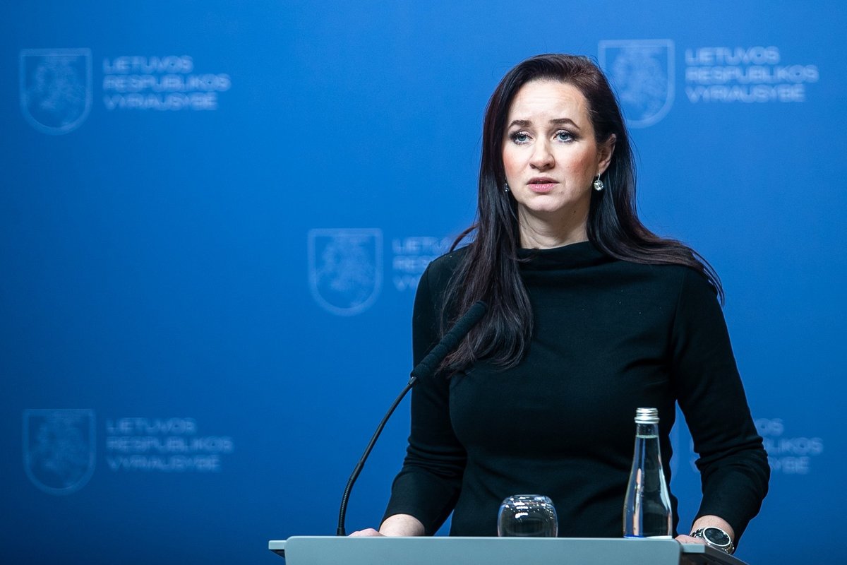 Ruginienė susitiko su Baltarusijos opozicioniere Kalesnikava