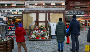 Šveicarijos bare Naujųjų metų naktį kilusio gaisro aukų skaičius išaugo