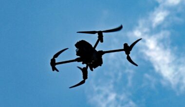 Lenkijos karinėje bazėje nukrito dronas