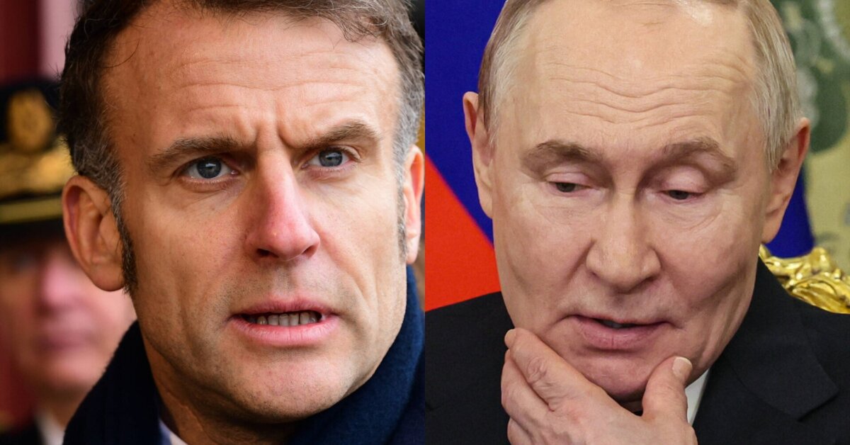 Emmanuelis Macronas: ruošiamės atnaujinti kontaktą su Putinu - 15min.lt