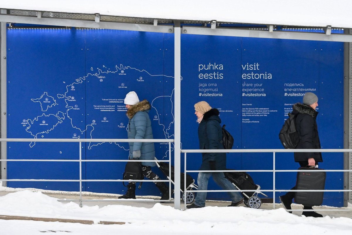 Estija ribos pasienio punktų su Rusija darbą