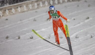 Neįprastas skandalas šuolių su slidėmis rungtyje