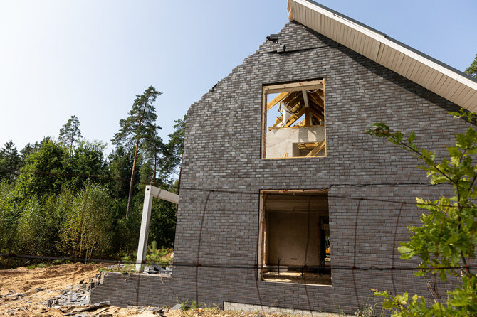 Pauliaus Peleckio / BNS nuotr./Griaunamas A.Boso namas