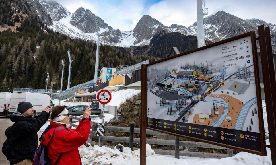 Italijoje prasideda žiemos olimpinės žaidynės. Antholce vyks biatlonas.