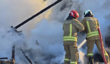 Šilutės rajone užsidegė tvartas su gyvuliais