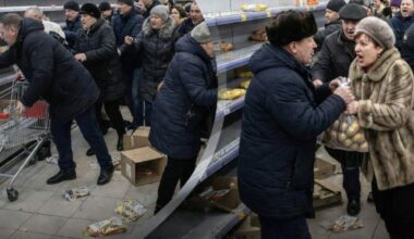 tarp tuščių lentynų. Jakutijoje duona tapo prabangos preke