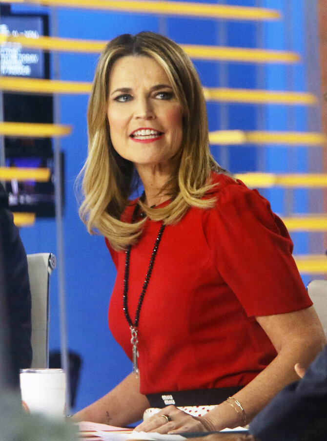Scanpix nuotr. /Savannah Guthrie 
