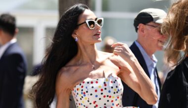 Demi Moore Kanuose vilkėjo nuostabią vasarinę suknelę