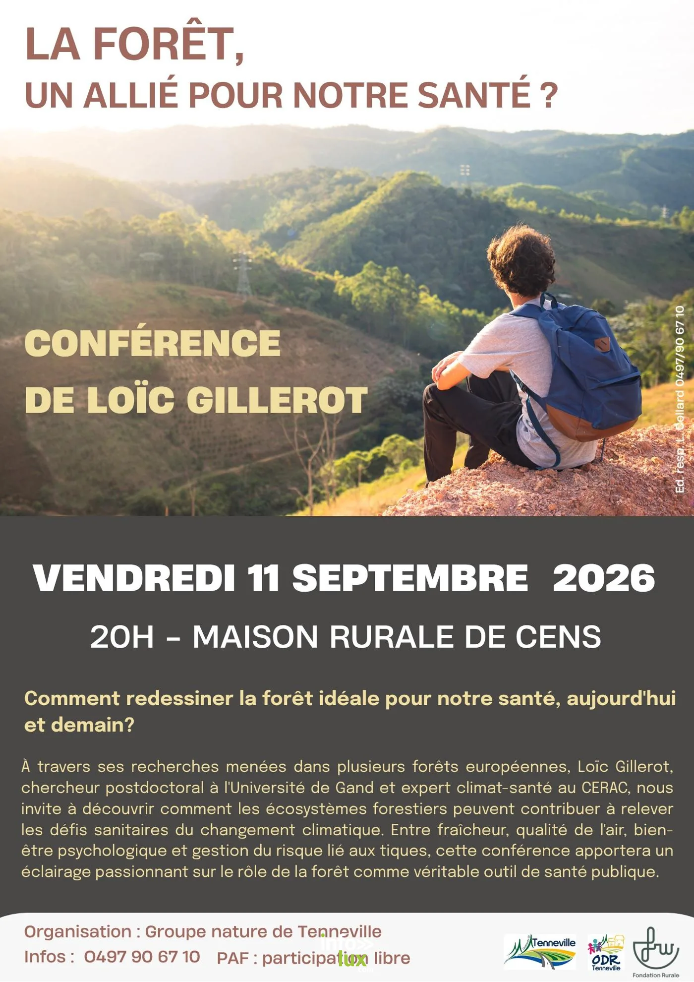 Tenneville > Balade > “La forêt, un allié pour notre santé” 2026