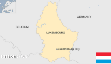 Map of Luxembourg