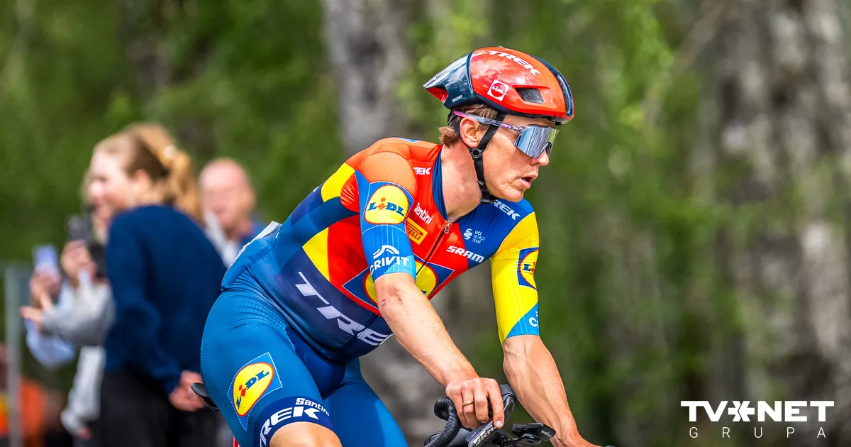 Skujiņš pakāpjas uz 5. vietu Luksemburgas velobraucienā